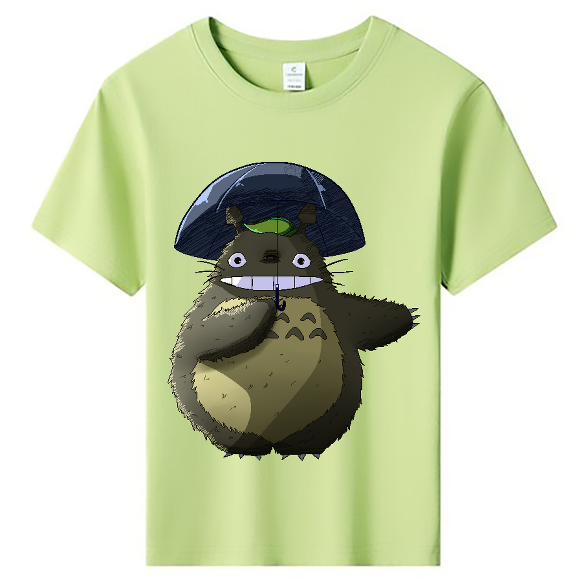 （画像用） となりのトトロ 草壁メイ 草壁サツキ My Neighbor Totoro Satsuki Kusakabe Mei Kusakabe 綿100％キッズTシャツ（フロントプリント）